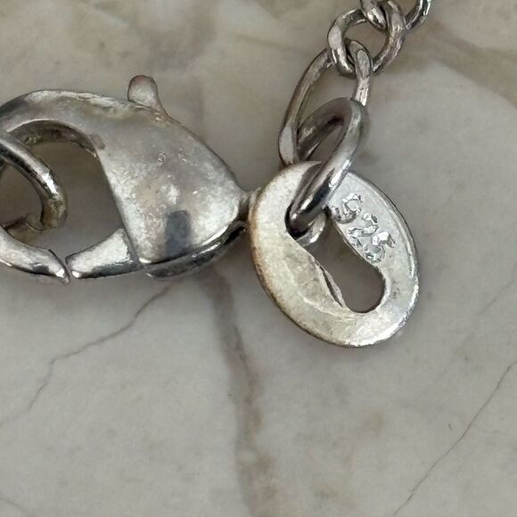 Vintage Rembrandt Sterling Silver St. Christopher Medal & 24” Chain - Picture 8 of 11